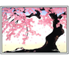 Link to "Prunus & Cat" print by Aki Sogabe